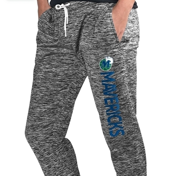 NBA Dallas Mavericks Skinny Sideline SweatPants Pants Grey XL - Picture 2 of 5
